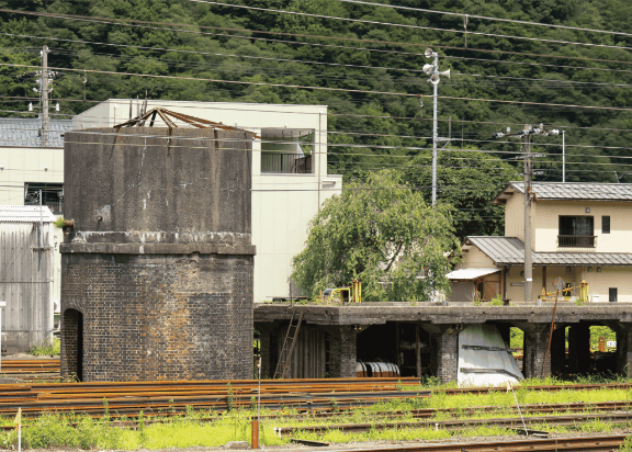 今庄駅給水塔・給炭台